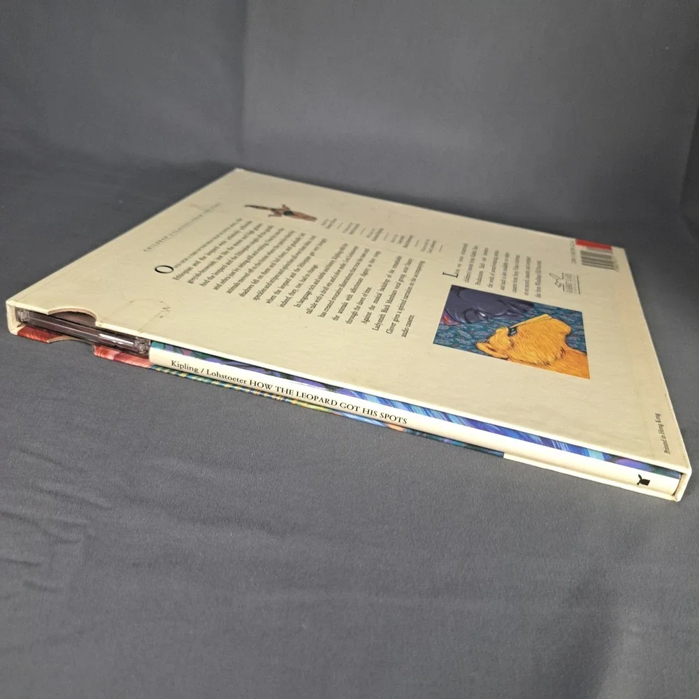 VTG How The Leopard Got His Spots Danny‎ Glover Book Cassette Kipling 1989